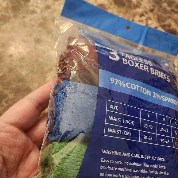 TT1 - Yacht & Smith 3 Tagless Boxer Briefs - Picture 3 of 4